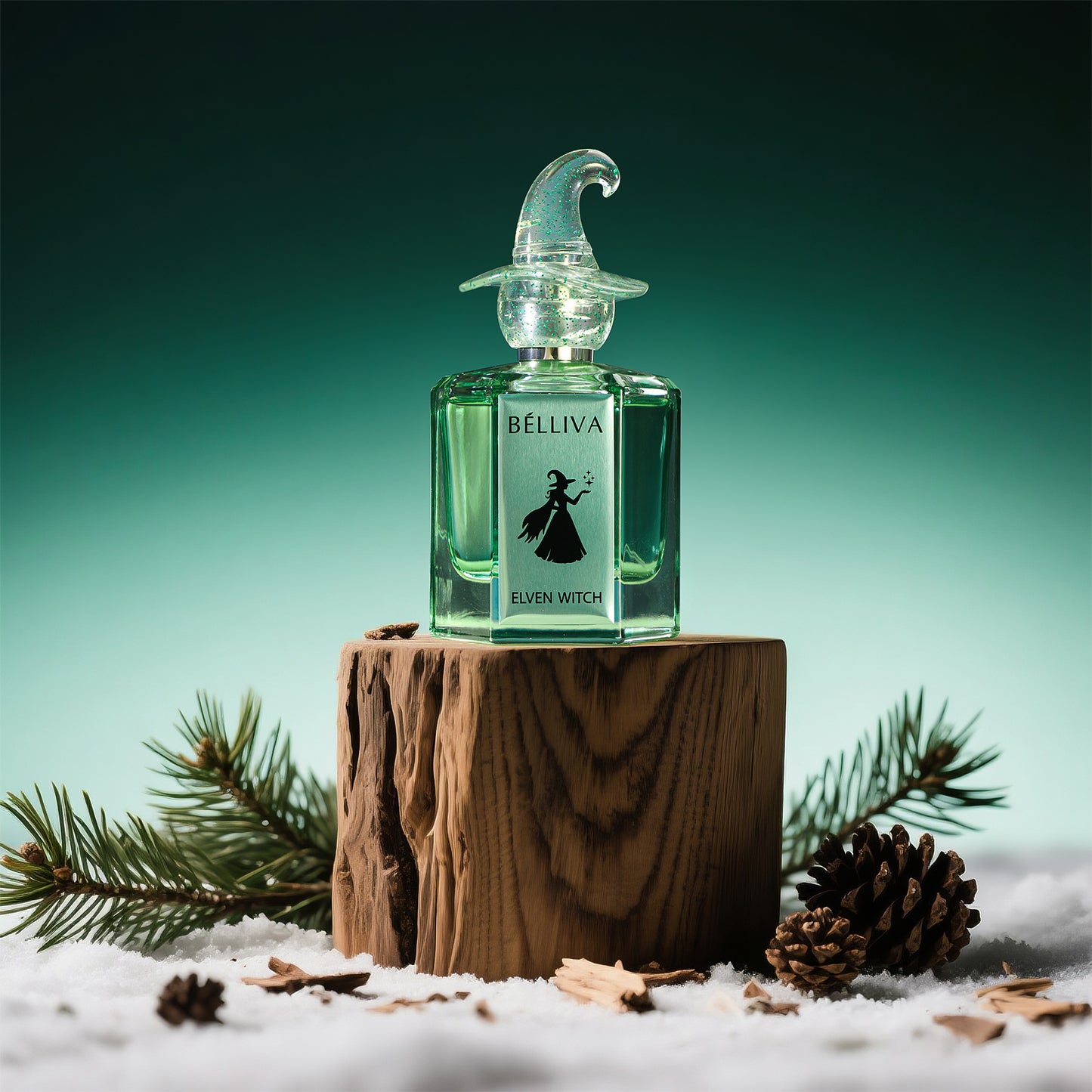 BELLIVA Elven Witch Eau De Parfum for Women 50ml, Notes of Pear, Bitter Orange, Jasmine, Orange Blossom, Damask Rose, Virginian Cedar and Amber, Delicate Female Perfume, Fragrance For Women
