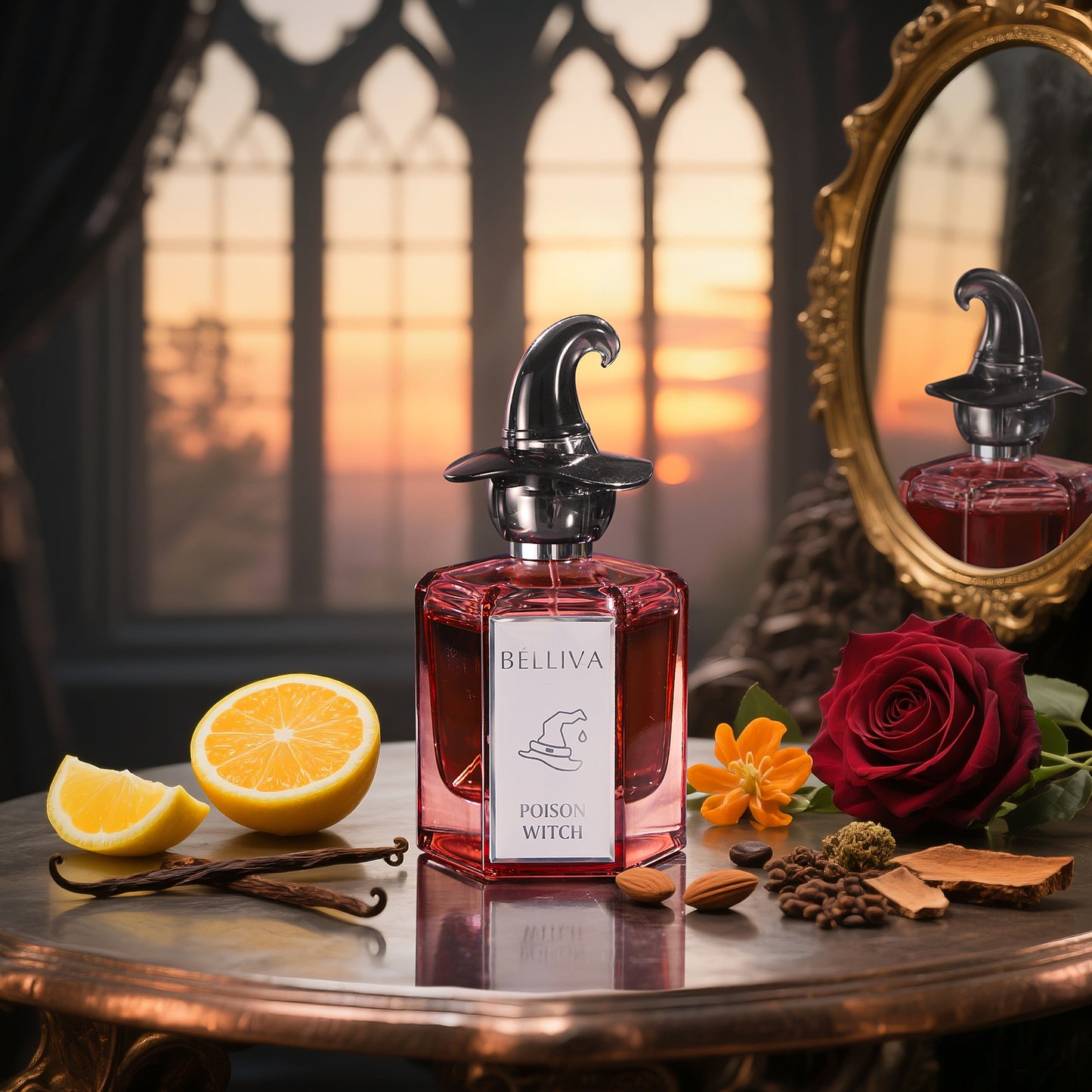 BELLIVA Poison Witch Women Perfume 50ml – Long Lasting Vanilla Rose Fragrance for Women, Cruelty-Free Eau de Parfum with Orange Blossom |Buy 2 = 20% OFF · Buy 4 = 25% OFF