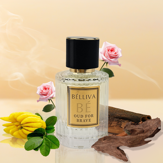 BELLIVA Oud for Brave Unisex EDP Spray 50ml, Arabian Eau de Perfume for Men & Women Both,Long Lasting Fragrance