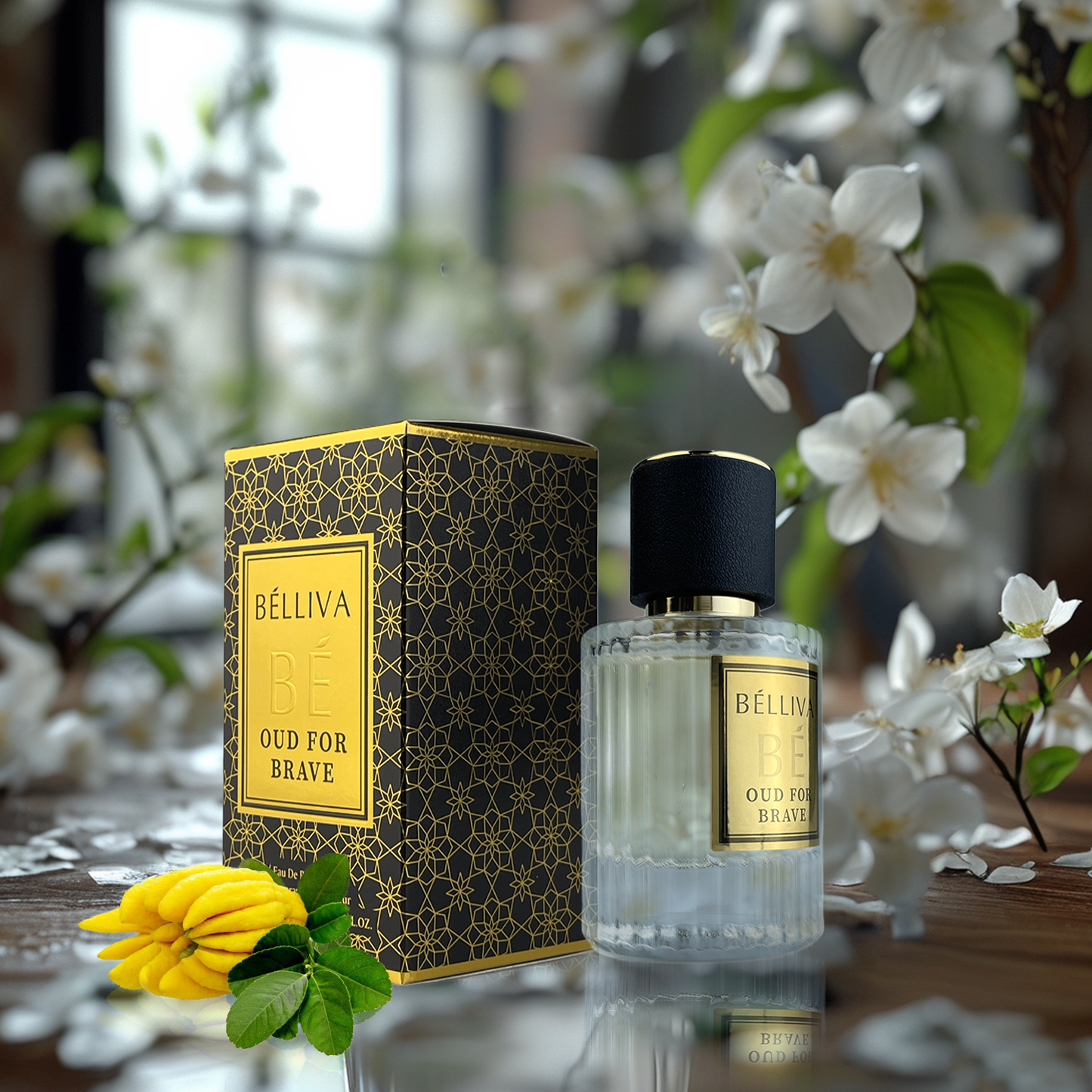 BELLIVA Oud for Brave Unisex EDP Spray 50ml, Arabian Eau de Perfume for Men & Women Both,Long Lasting Fragrance