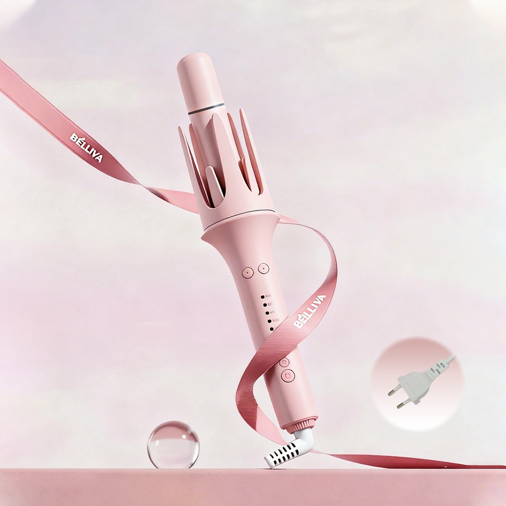 Automatic 4-in-1 Hair Styler Kit (Straightener Brush & Auto Curler) – 3000W Negative Ion Hair Care, 3 Heat Settings, 360° Auto Curl in One Click for Effortless Curls, Smooth Straightening & Voluminous Hair