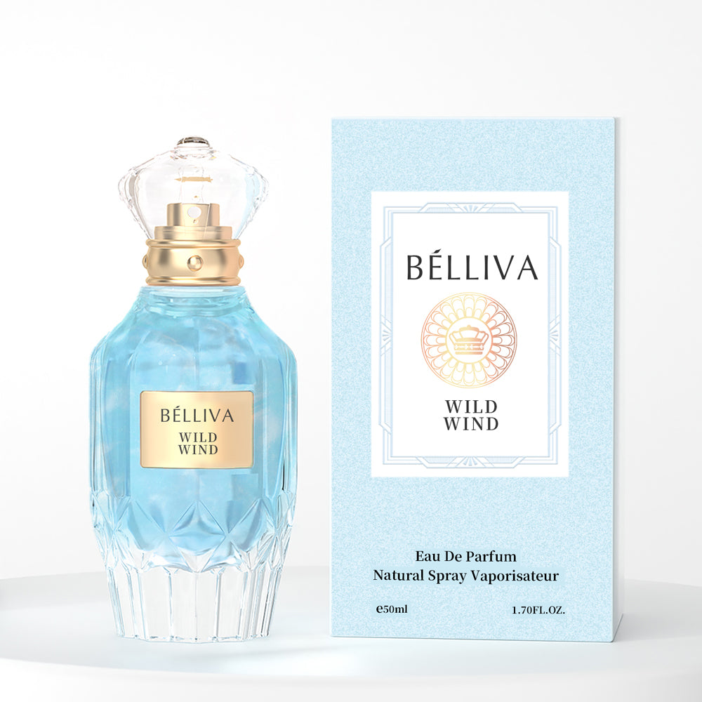BELLIVA Wild Wind Eau De Parfum 50ml – Affordable Luxury Green Leaf Fragrance for Women